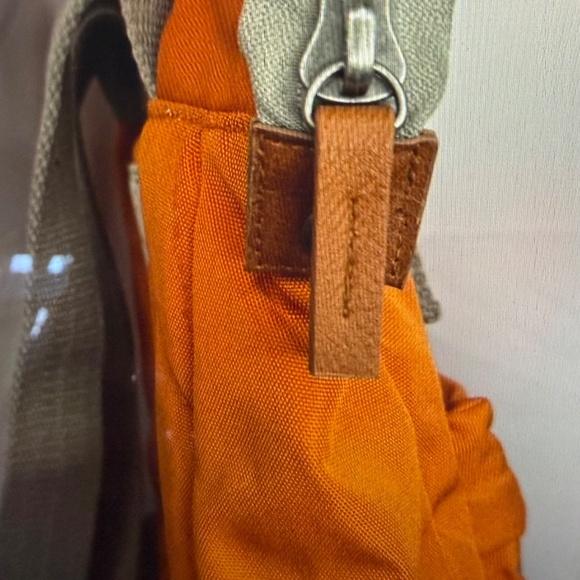 Ori Bantry Burnt Orange Recycled Nylon Backpack /Tote Bag main image 5
